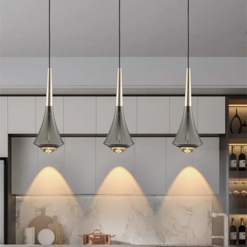 Hanging Moon Lamp - Nordic Luxury Restaurant LED Chandelier Bedroom
