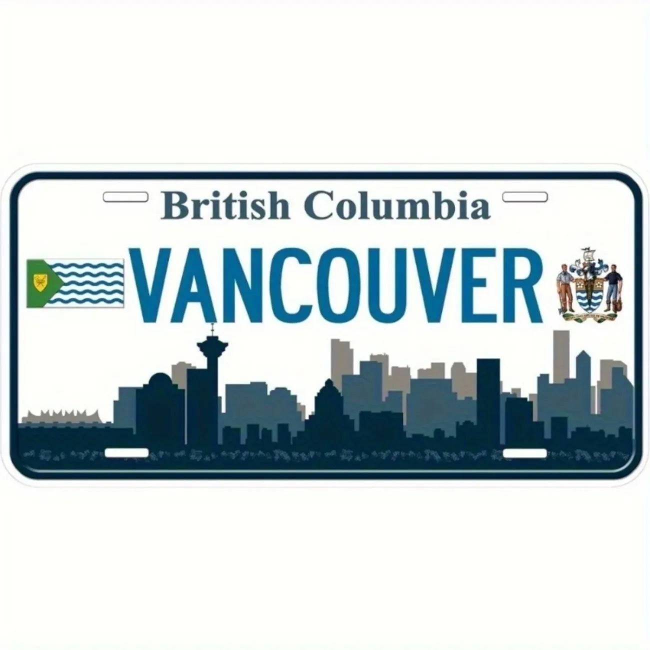 Home Decor Vancouver - 1pc [2D Flat] Vancouver BC Retro