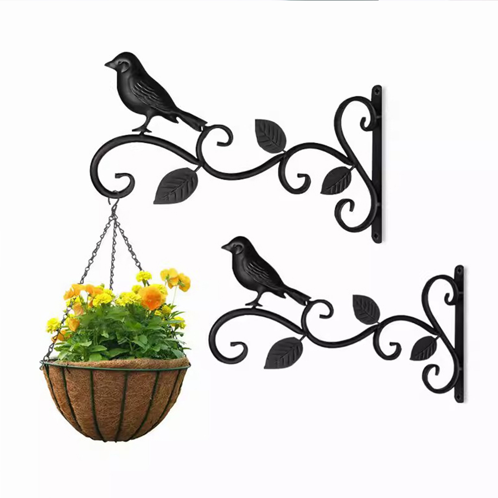 Wrought Iron Wall Mount Hangin - Woven Wall Basket recension och pris