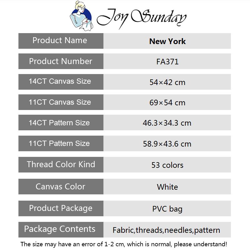 Joy Sunday Cross Stitch Kits 1 - Home Decor New York recension och pris
