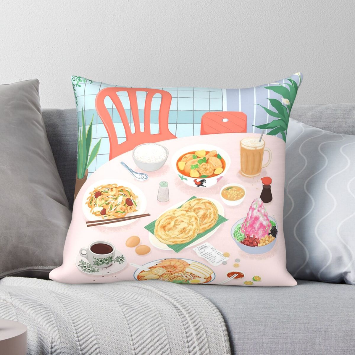 Kopitiam Food Malaysia Pillowc - Home Decor Malaysia recension och pris
