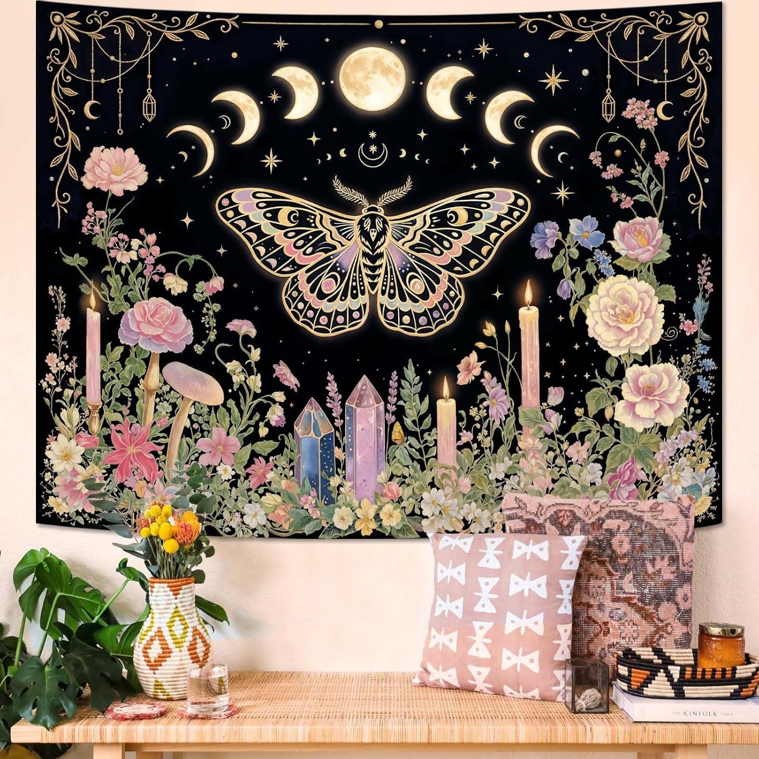 Butterfly Tapestry Wall Hangin - Aesthetic Tapestry recension och pris