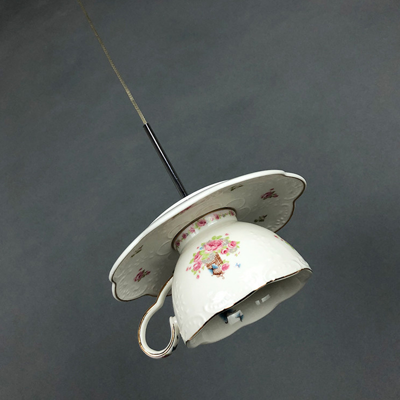 Flower Coffee Cup Pendant Ligh - Hanging Moon Lamp recension och pris