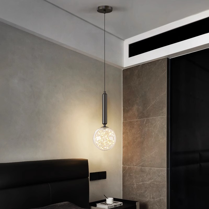 1 PC Modern Home Decor LED Lig - Hanging Moon Lamp recension och pris