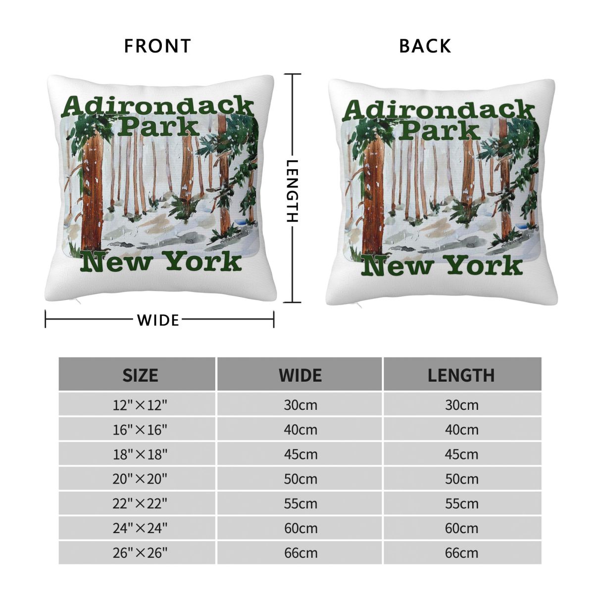 Adirondack Park New York Pillo - Home Decor New York recension och pris