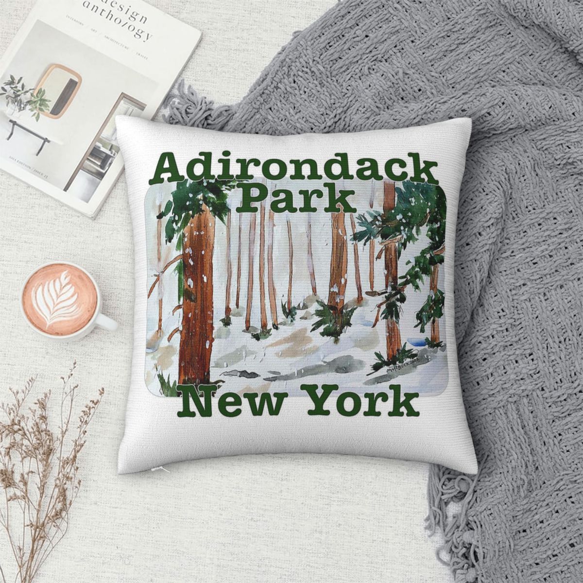 Adirondack Park New York Pillo - Home Decor New York recension och pris