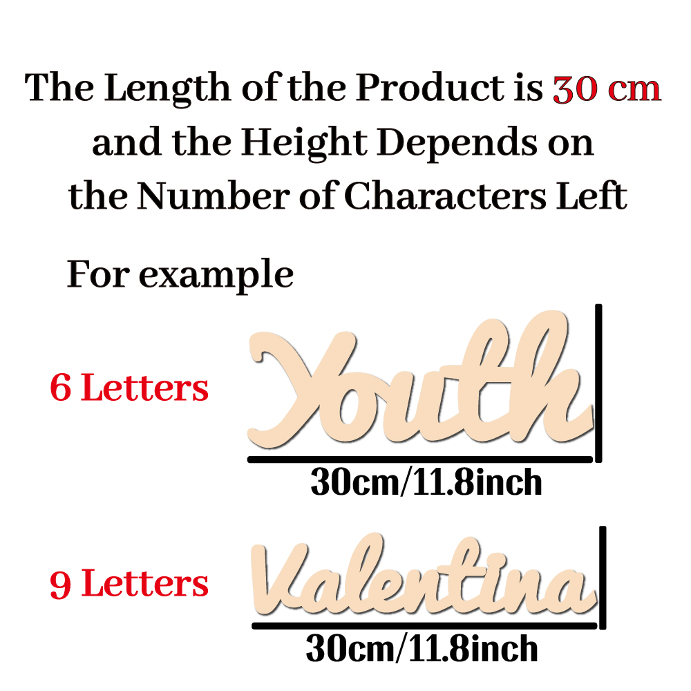 1PC Long-Lasting Custom Name a - Home Decor Examples recension och pris
