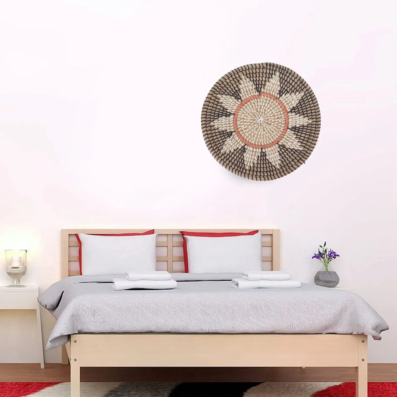 Round Grass Wall Ornaments 35c - Woven Wall Basket recension och pris