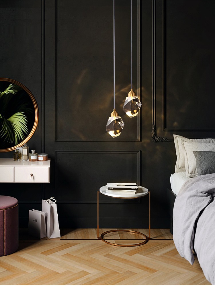 Light Luxury K9 Crystal Small  - Hanging Moon Lamp recension och pris