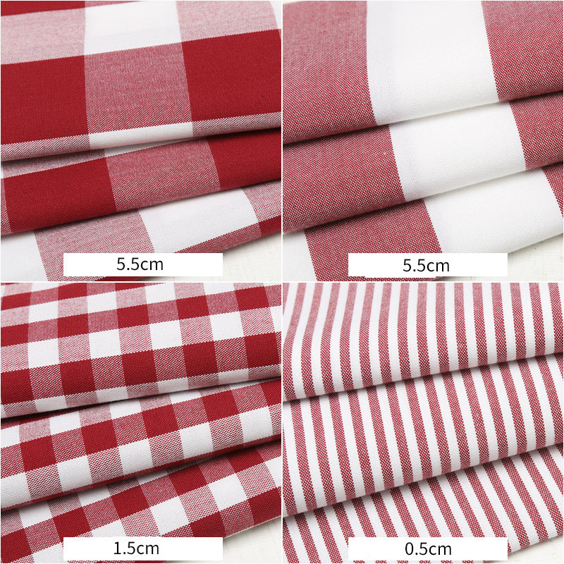 Durable Yarn-Dyed Plaid Cotton - Linen Table Runner recension och pris