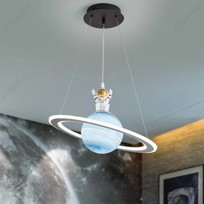 Glass Planet Pendant Lamp for  - Hanging Moon Lamp recension och pris