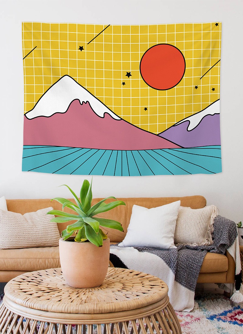 Abstract Cartoon Background Ha - Home Decor Under 100 recension och pris