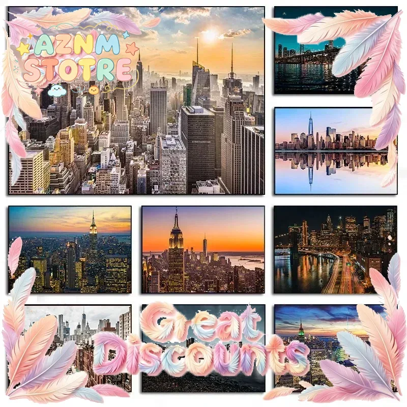 New York City Night Skyline La - Home Decor New York recension och pris