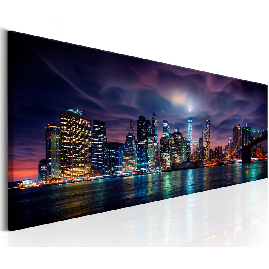 New York night landscape Large - Home Decor New York recension och pris
