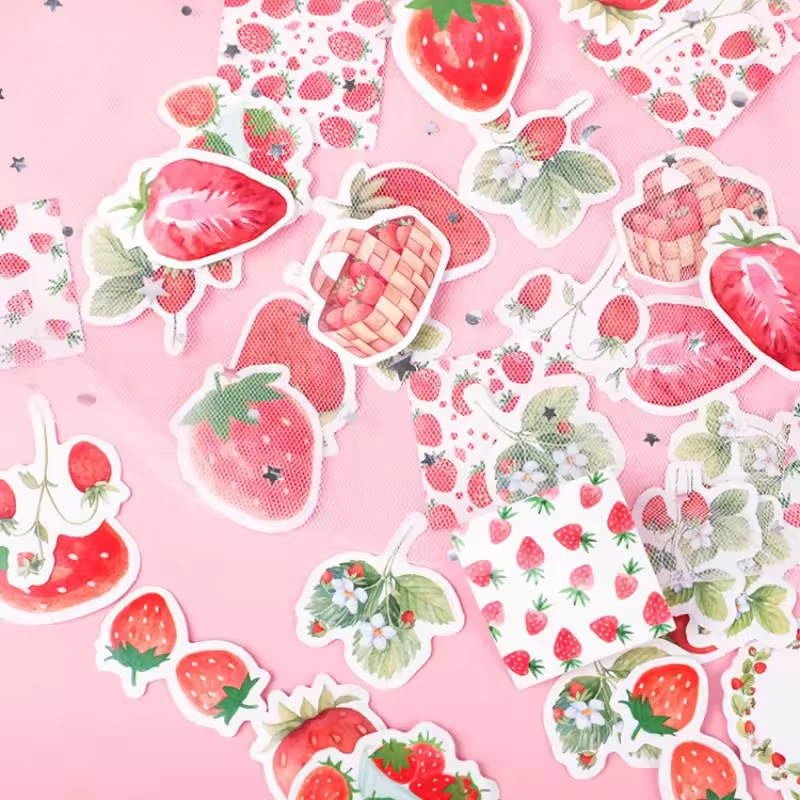 45Pcs Fruit Strawberry Box Sti - Home Decor Magazine recension och pris