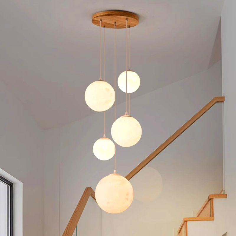 Modern Home Decor LED Lights P - Hanging Moon Lamp recension och pris