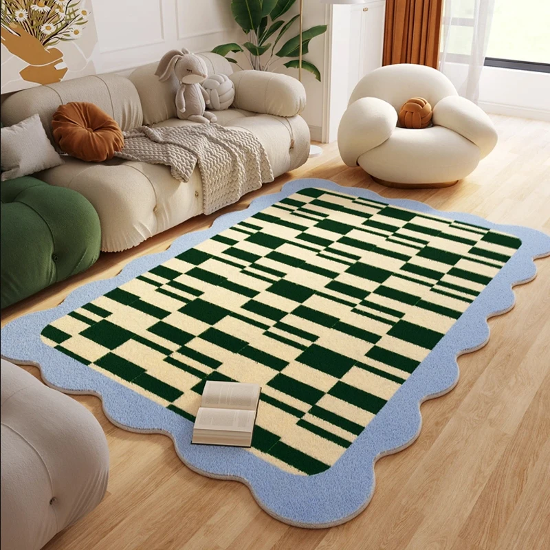 Modern Plaid Carpets for Livin - Home Decor Ig recension och pris