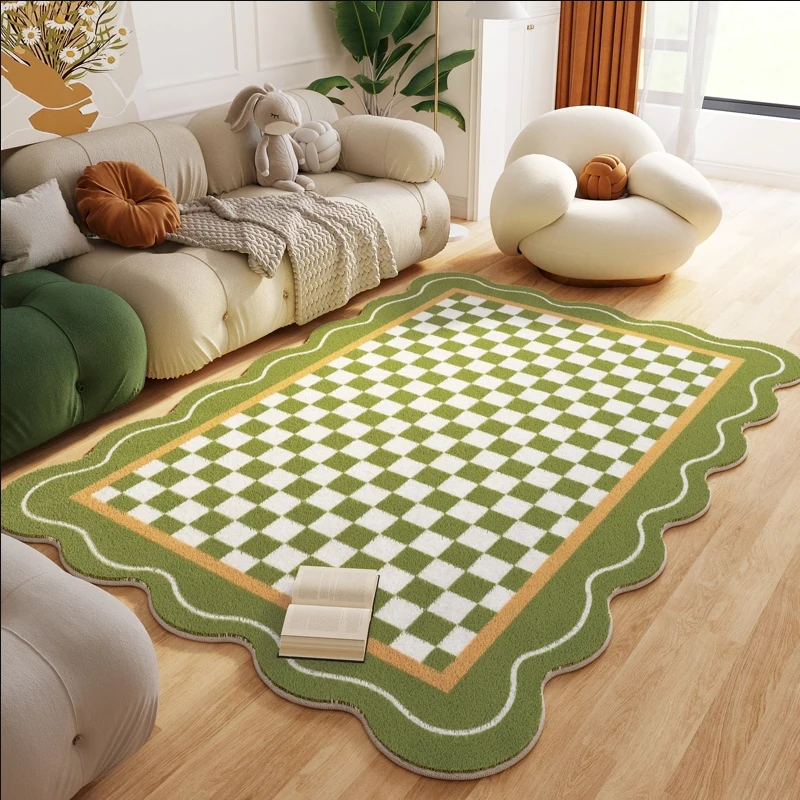 Modern Plaid Carpets for Livin - Home Decor Ig recension och pris