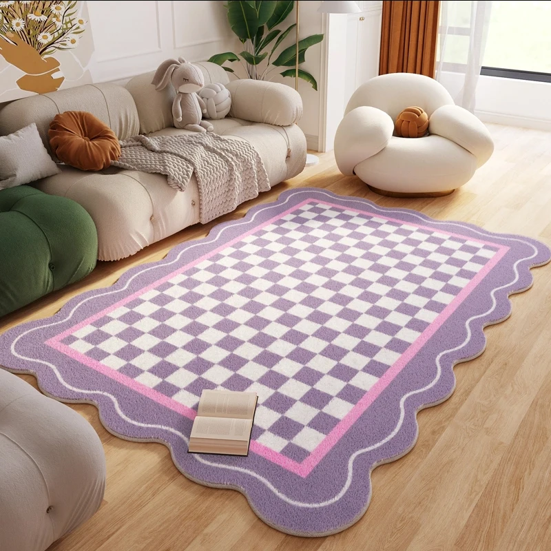 Modern Plaid Carpets for Livin - Home Decor Ig recension och pris