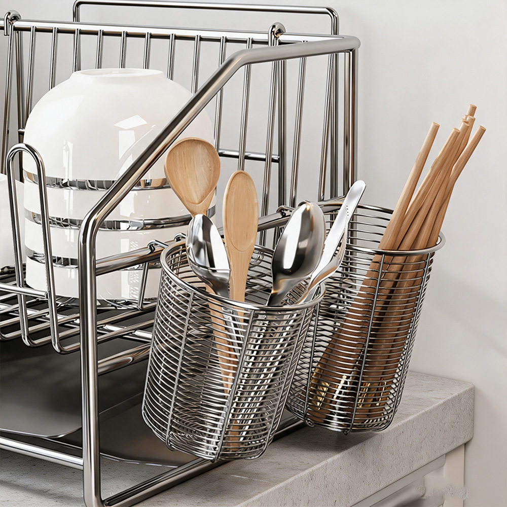 Wall Mounted 304 Stainless Ste - Woven Wall Basket recension och pris
