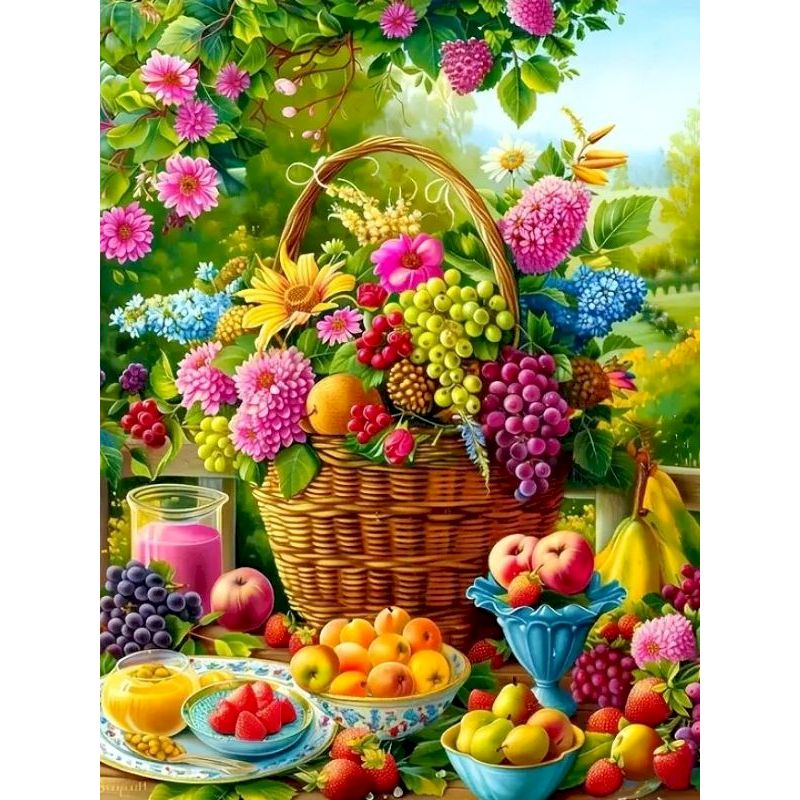 CHENISTORY Floral Basket Paint - Woven Wall Basket recension och pris