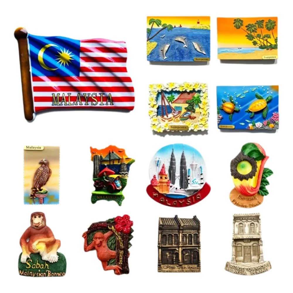 Malaysia 3D Fridge Magnets, Ku - Home Decor Malaysia recension och pris