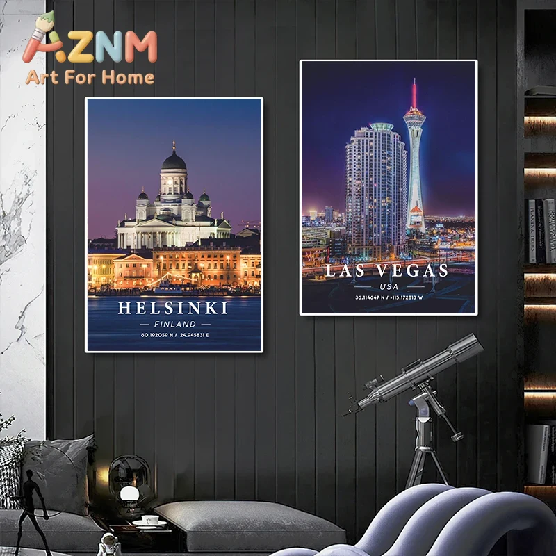 Travel City Paris Madrid New Y - Home Decor New York recension och pris