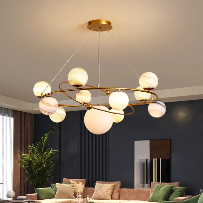 Nordic Planet Chandelier Ceili - Hanging Moon Lamp recension och pris