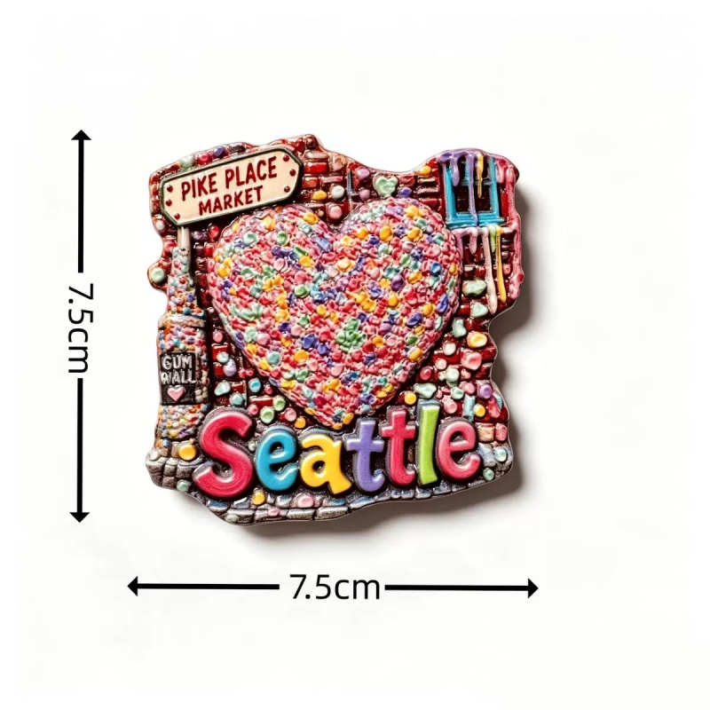 3D Resin US City Fridge Magnet - Home Decor New York recension och pris