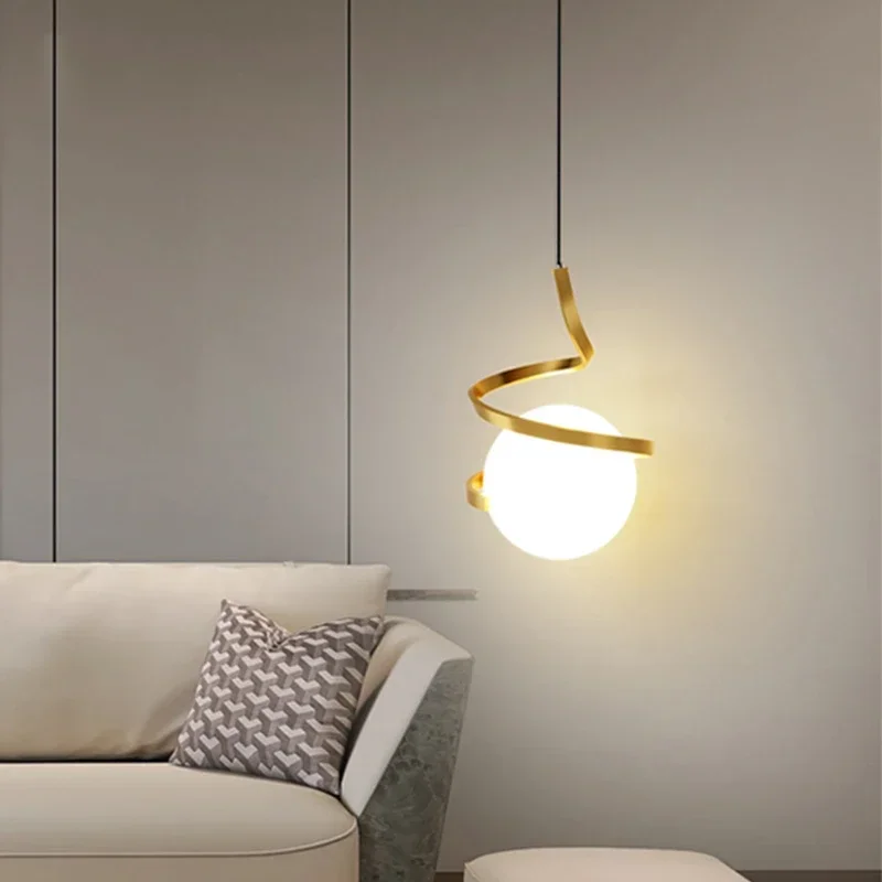 Nordic LED Pendant Light Bedro - Hanging Moon Lamp recension och pris