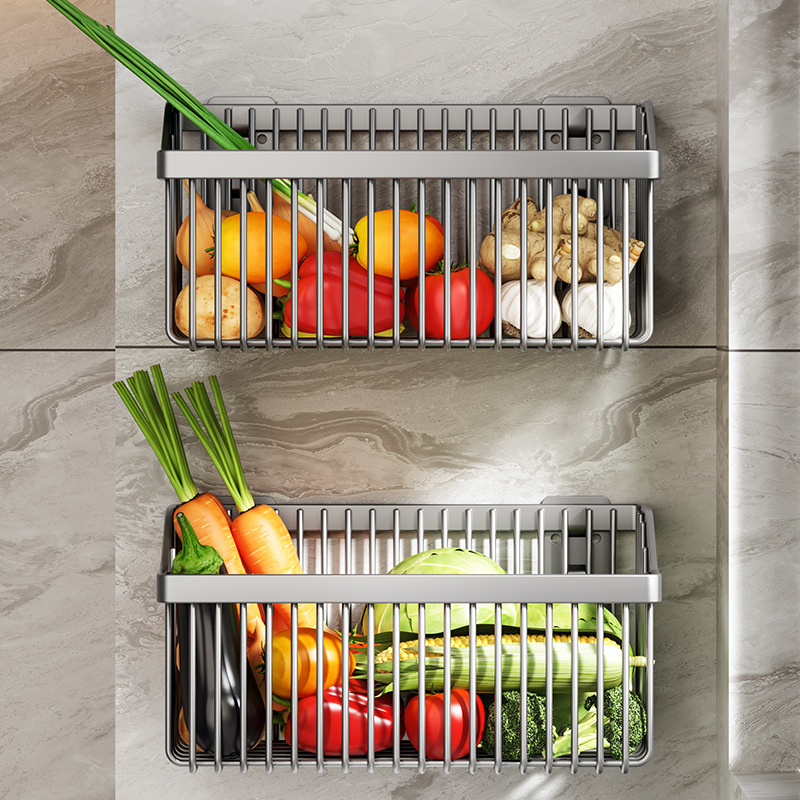 No-Drill Multifunctional Wall- - Woven Wall Basket recension och pris
