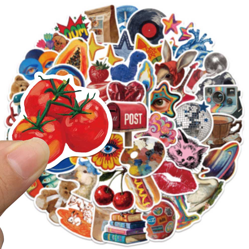 50pcs Vintage Y2K Sticker Fash - Home Decor Magazine recension och pris