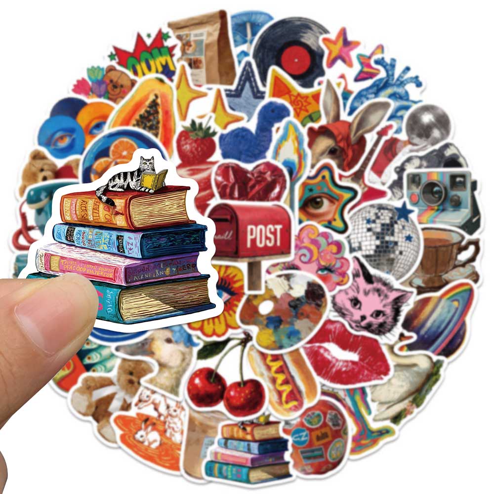 50pcs Vintage Y2K Sticker Fash - Home Decor Magazine recension och pris