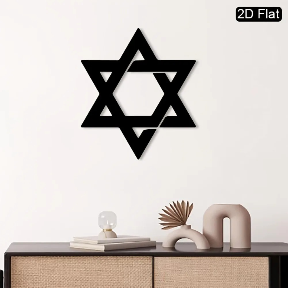 CIFBUY Iron Wall Art Star of D - Home Decor Free recension och pris