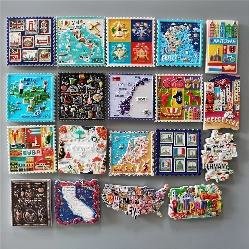 World Tourism Fridge Magnets J - Home Decor Malaysia recension och pris