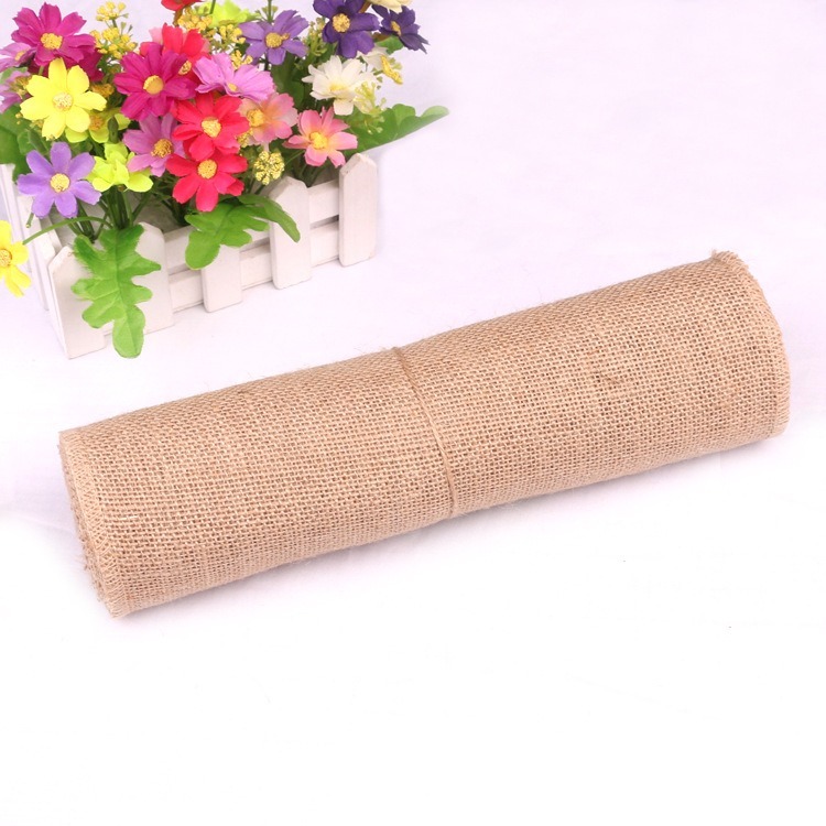 5-30CM Natural Jute Linen Fabr - Linen Table Runner recension och pris