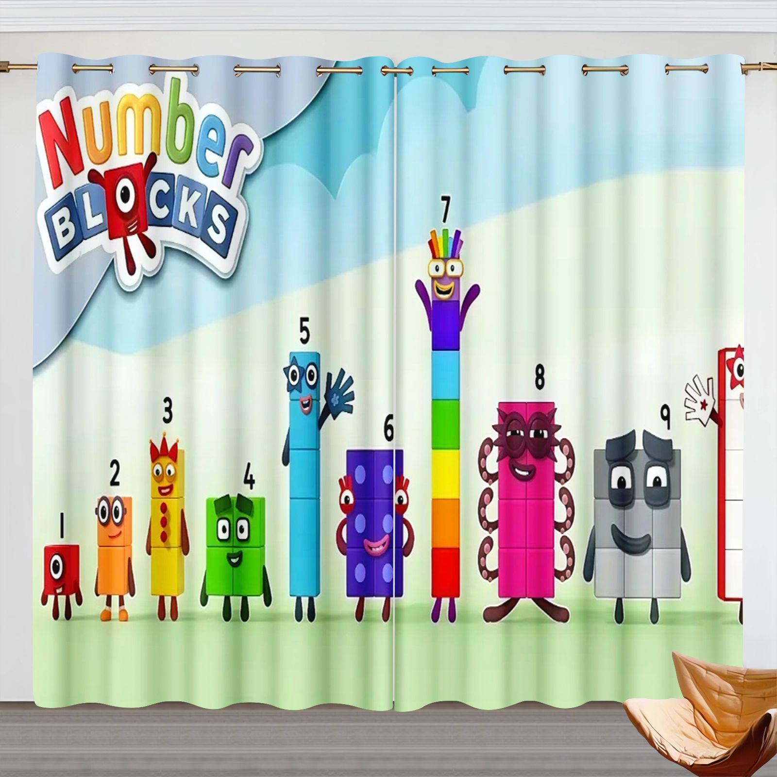 Numberblocks Cartoon Curtains, - Home Decor Under 100 recension och pris