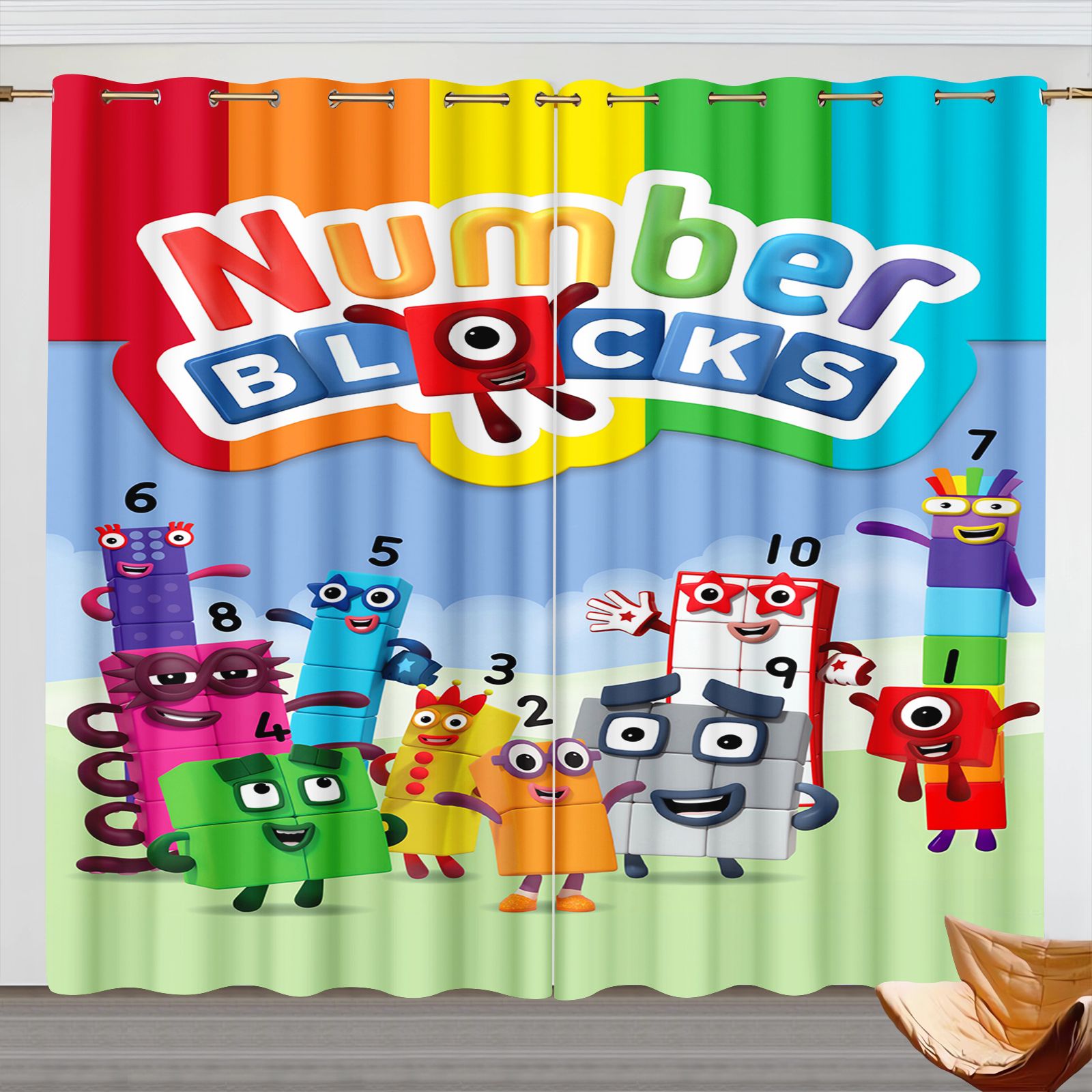 Numberblocks Cartoon Curtains, - Home Decor Under 100 recension och pris