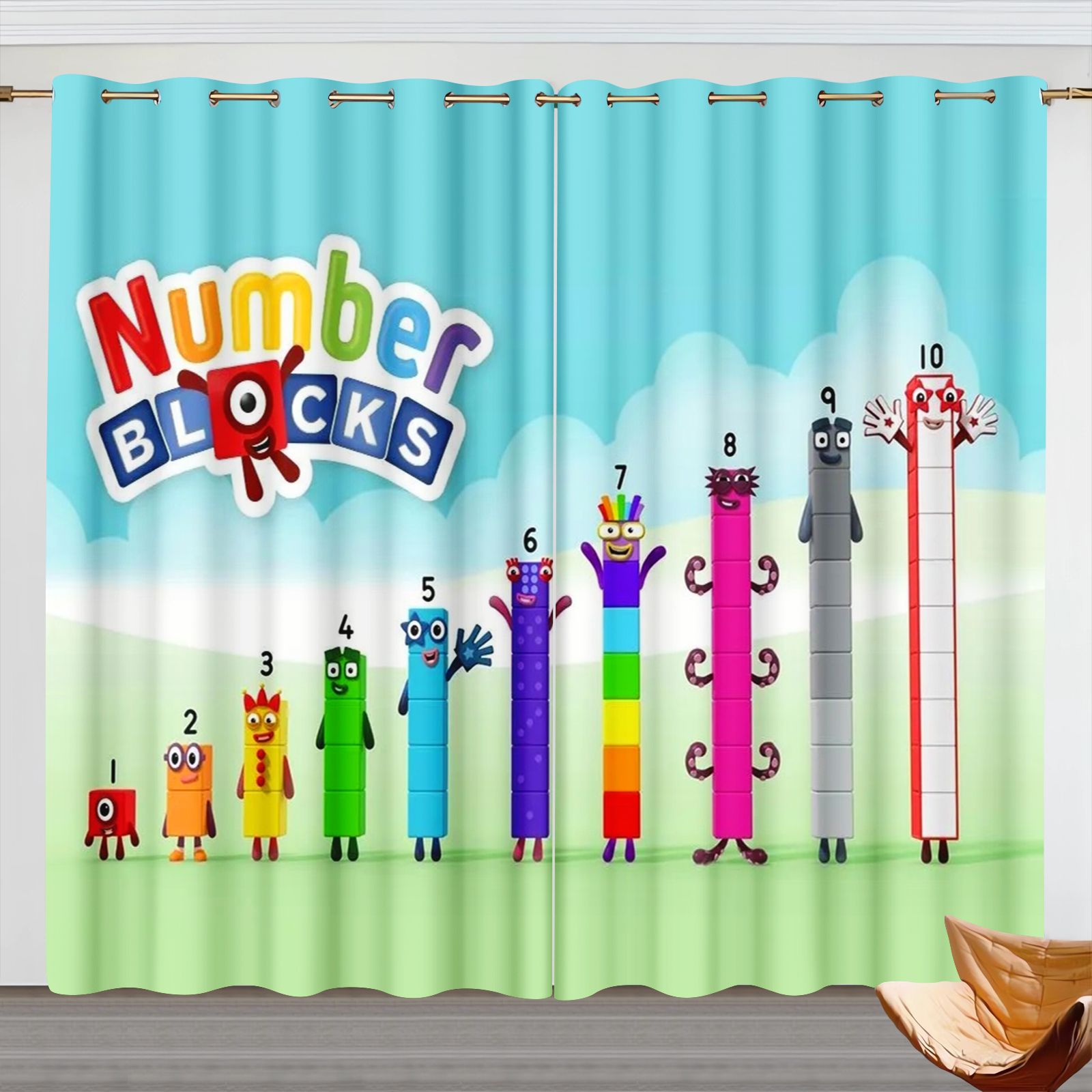 Numberblocks Cartoon Curtains, - Home Decor Under 100 recension och pris