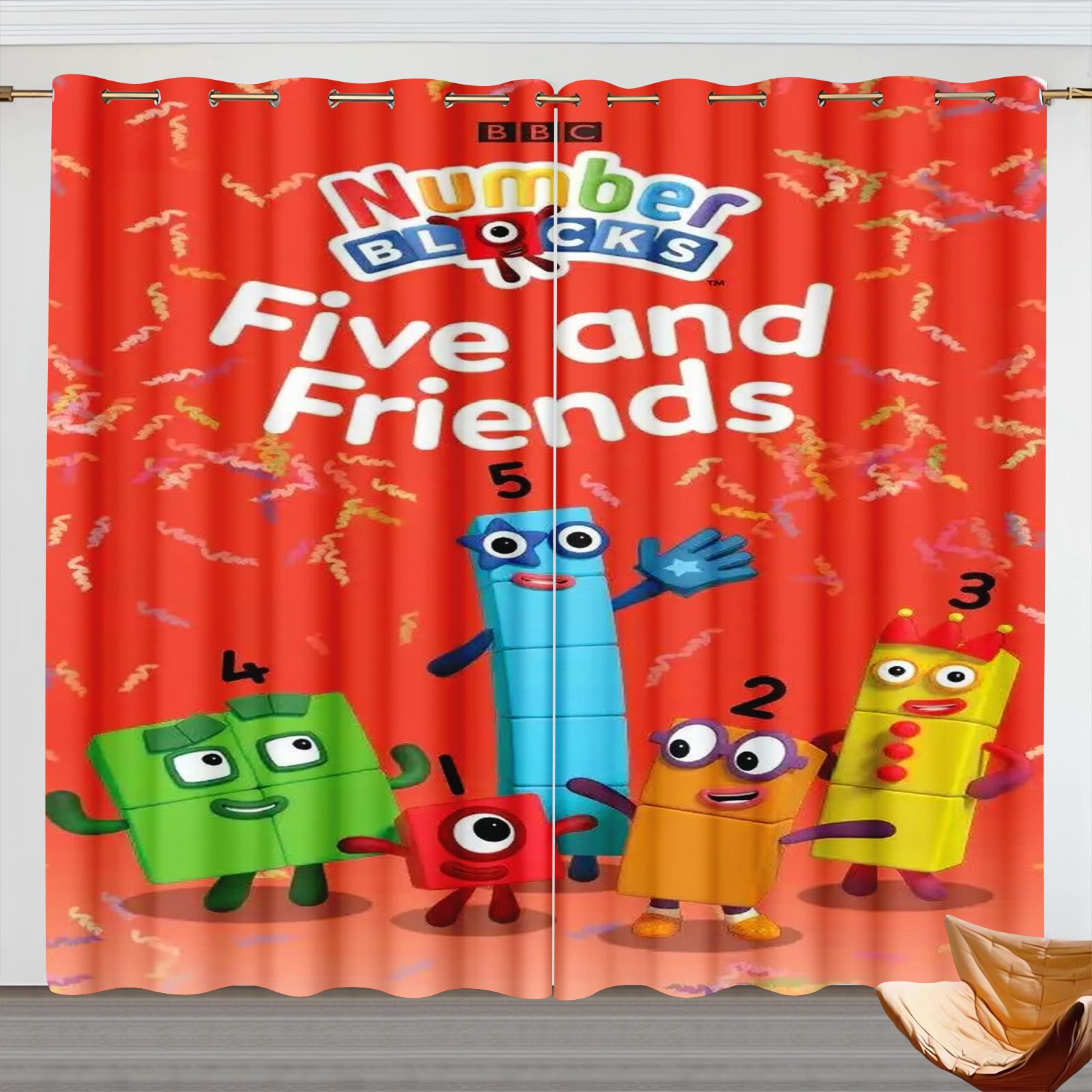 Numberblocks Cartoon Curtains, - Home Decor Under 100 recension och pris