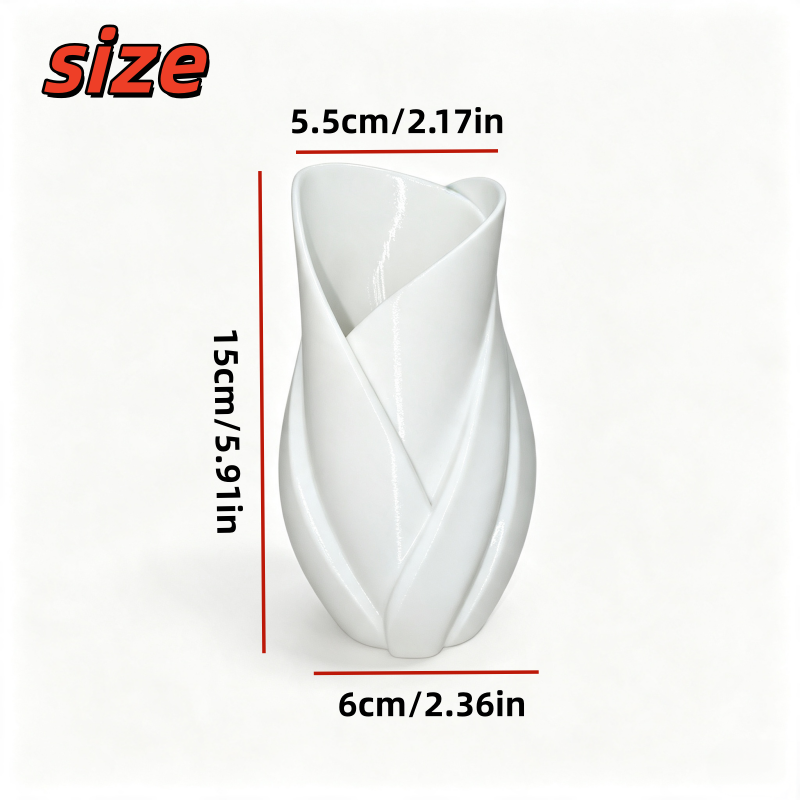 Petal-Shaped Matte White Small - Home Decor Locations recension och pris