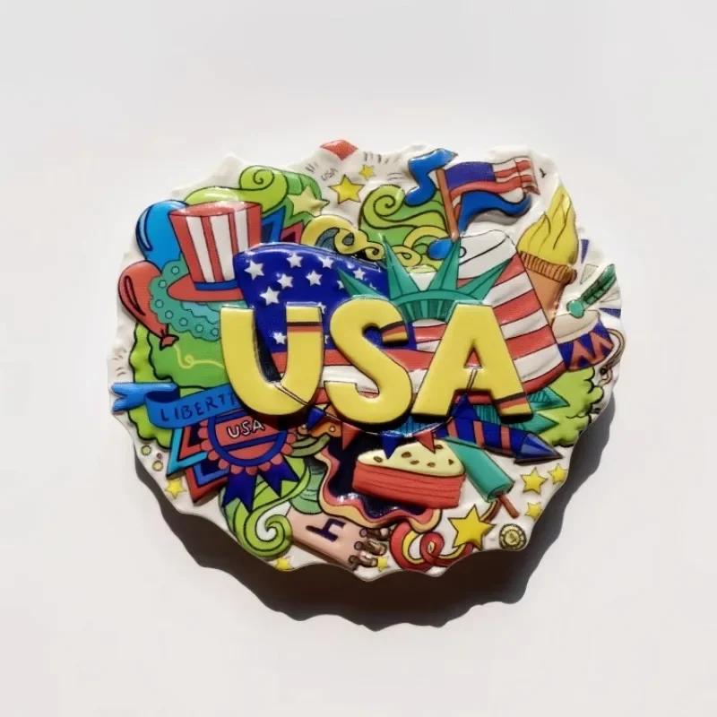 United States Fridge Stickers  - Home Decor New York recension och pris