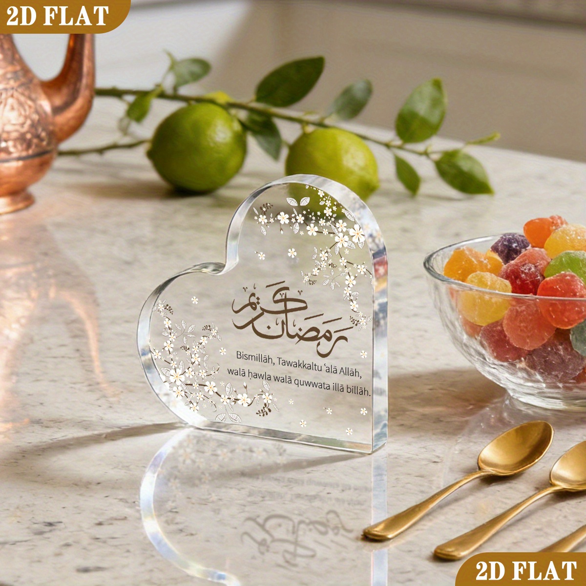 CIFBUY Acrylic Plaque 2D Flat  - Home Decor Free recension och pris