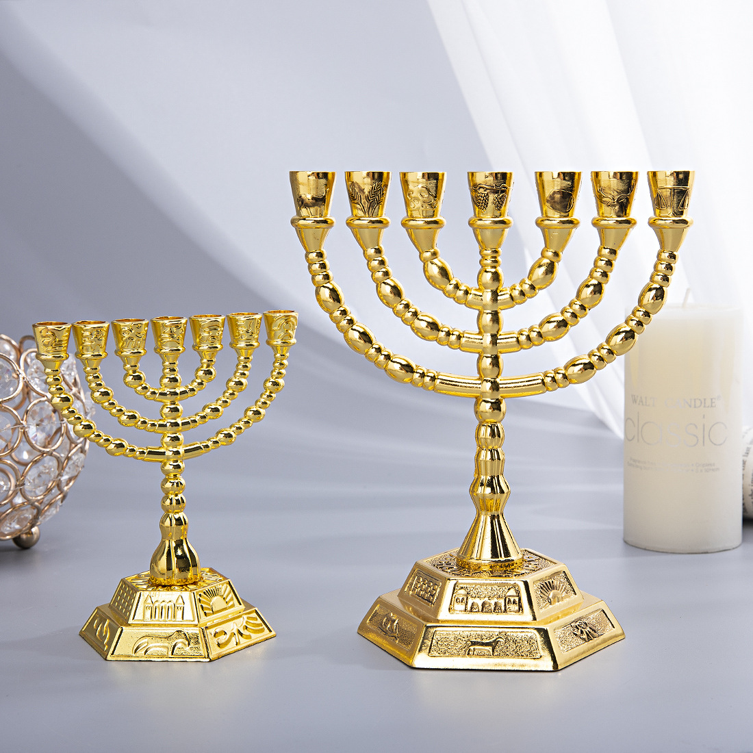 7 Branch Menorah Jewish Home D - Home Decor Free recension och pris