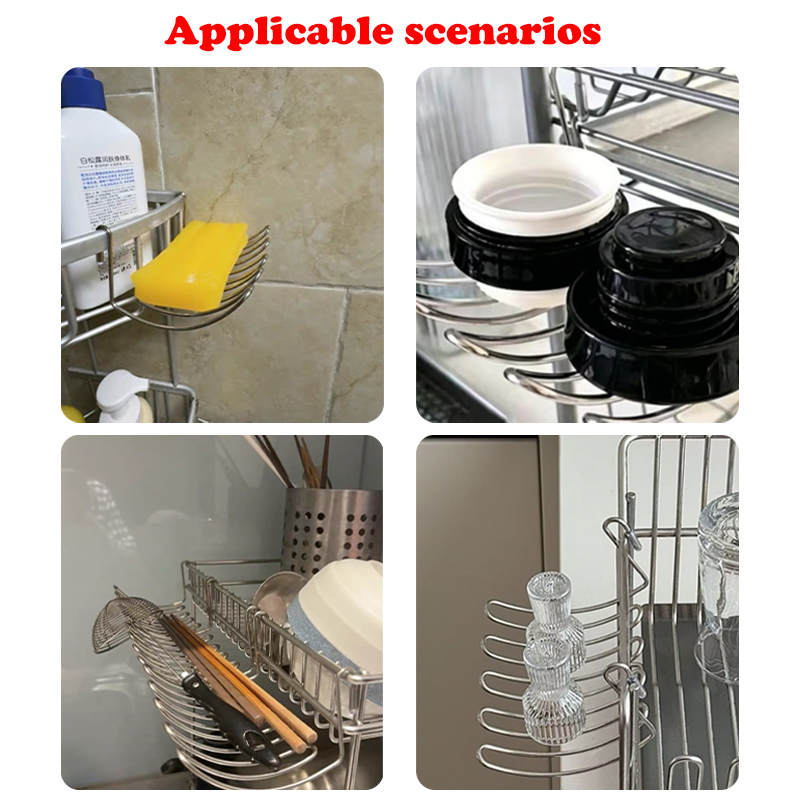 1PCS Stainless Steel Expansion - Woven Wall Basket recension och pris