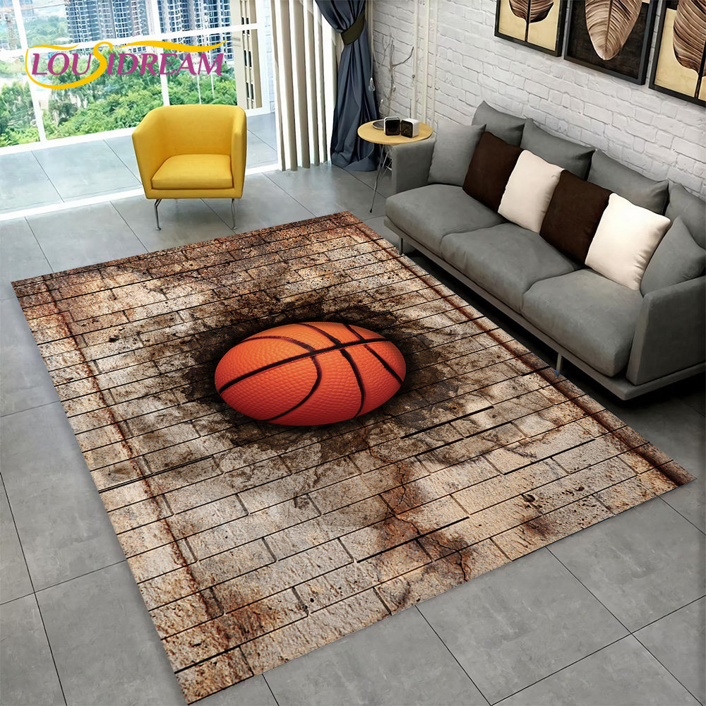 3D Basketball Cour Cartoon Are - Home Decor Under 100 recension och pris