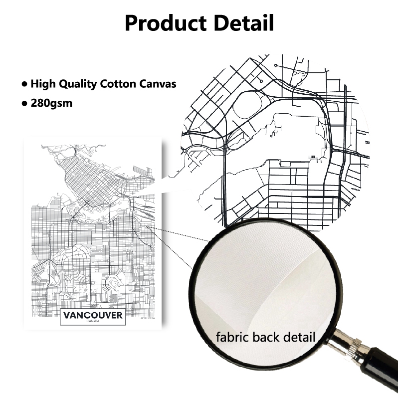 Canada Toronto City Map Poster - Home Decor Vancouver recension och pris