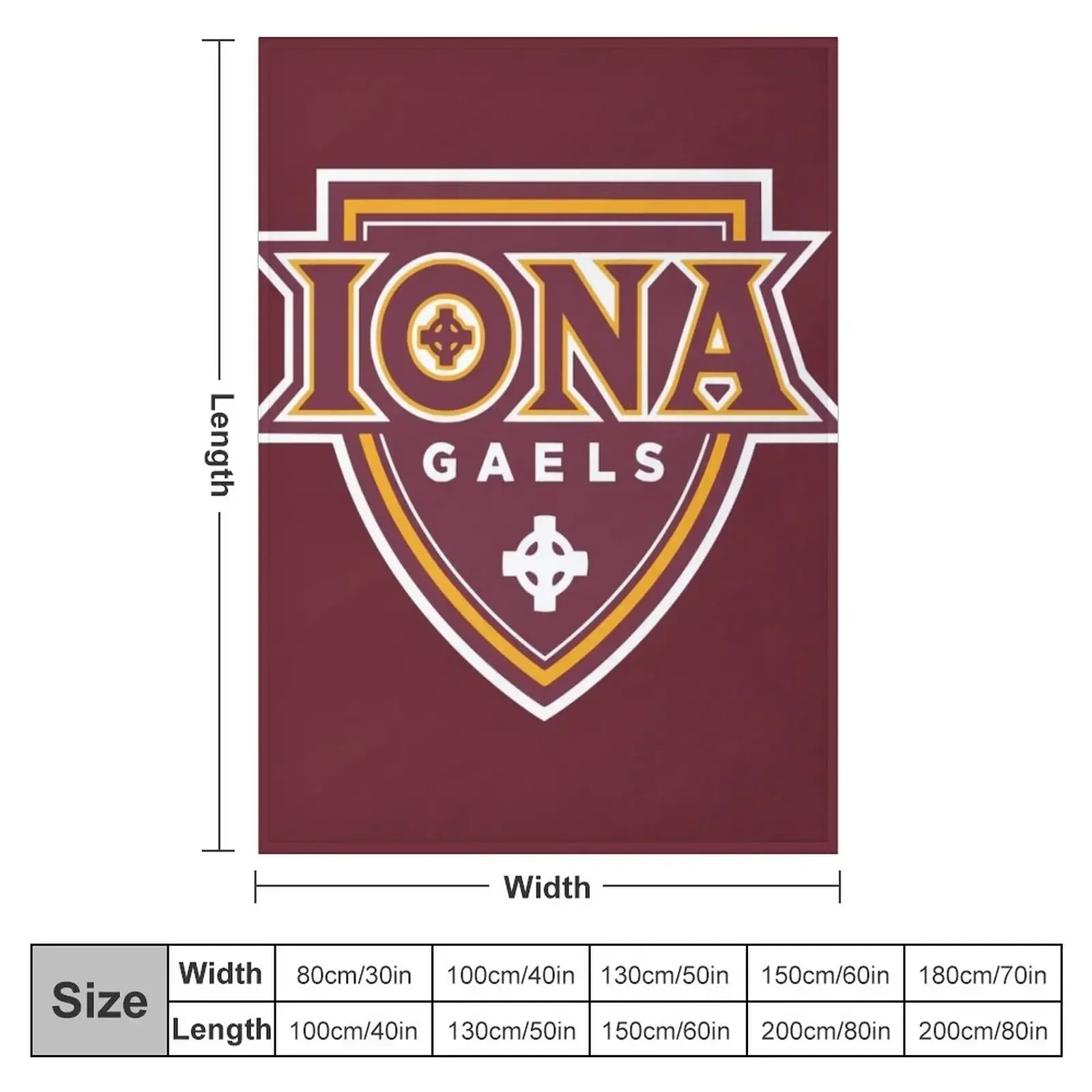 Logo IG - Iona Gaels Throw Bla - Home Decor Ig recension och pris