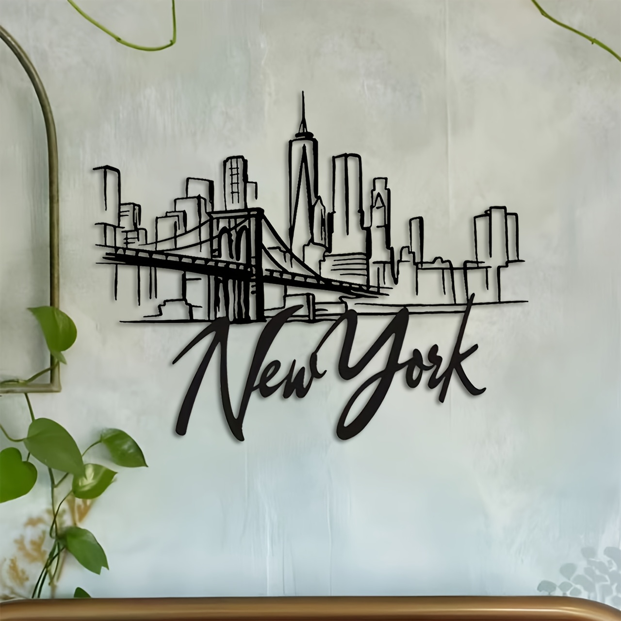 CIFBUY Metal Wall Art New York - Home Decor New York recension och pris