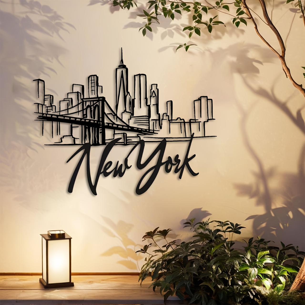 CIFBUY Metal Wall Art New York - Home Decor New York recension och pris